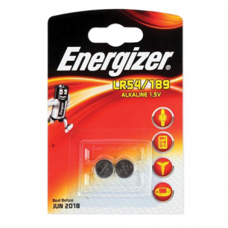 ENERGIZER Батарейки Alkaline 189 (G10, LR54), комплект 2 шт в блистере 1,5В 7638900083088 452220 - Интернет-магазин бытовой техники, вентиляции, гигиенического оборудования Энерготехника, Екатеринбург