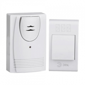 ЭРА Звонок беспроводной "ЭРА С61", 32 мелодии, подсветка динамика, до 100 м, IP20, белый - Интернет-магазин бытовой техники, вентиляции, гигиенического оборудования Энерготехника, Екатеринбург