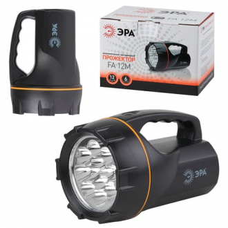 ЭРА Фонарь-прожектор светодиодный FA12M, 12 x LED, аккумуляторный, заряд от 220 V - Интернет-магазин бытовой техники, вентиляции, гигиенического оборудования Энерготехника, Екатеринбург