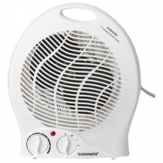SONNEN Тепловентилятор F-200 1000/2000Вт 2 режима работы белый - Интернет-магазин бытовой техники, вентиляции, гигиенического оборудования Энерготехника, Екатеринбург