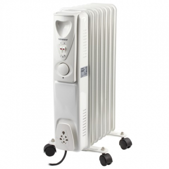 SONNEN Обогреватель масляный DFS-07 1500Вт 7 секций белый - Интернет-магазин бытовой техники, вентиляции, гигиенического оборудования Энерготехника, Екатеринбург
