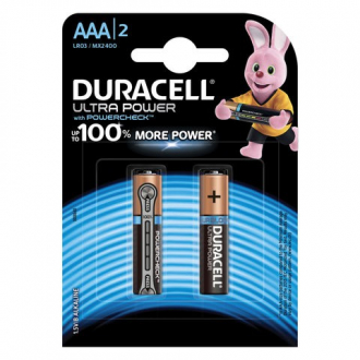 DURACELL Батарейки Ultra Power, AAA LR03, Alkaline, комплект 2 шт., в блистере, 1,5 В 454224 - Интернет-магазин бытовой техники, вентиляции, гигиенического оборудования Энерготехника, Екатеринбург