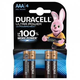 DURACELL Батарейки Ultra Power, AAA LR03, Alkaline, комплект 4 шт., в блистере, 1,5 В 454226 - Интернет-магазин бытовой техники, вентиляции, гигиенического оборудования Энерготехника, Екатеринбург