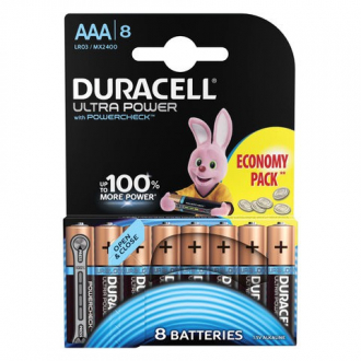 DURACELL Батарейки Ultra Power, AAA LR03, Alkaline, комплект 8 шт., в блистере, 1,5 В 454228 - Интернет-магазин бытовой техники, вентиляции, гигиенического оборудования Энерготехника, Екатеринбург