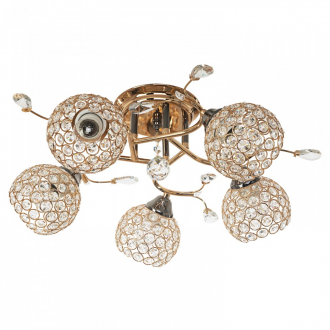 ЭкономСвет.Люстра модерн 4603MN/5FG+GM WT - Интернет-магазин бытовой техники, вентиляции, гигиенического оборудования Энерготехника, Екатеринбург