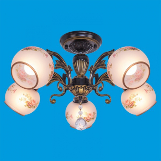 ЭкономСвет.Люстра 46603 / 5AG BN - Интернет-магазин бытовой техники, вентиляции, гигиенического оборудования Энерготехника, Екатеринбург