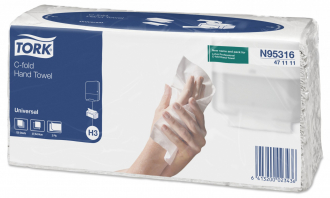 N95316 Tork листовые полотенца Singlefold C-сложения - Интернет-магазин бытовой техники, вентиляции, гигиенического оборудования Энерготехника, Екатеринбург