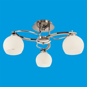 ЭкономСвет.Люстра 50421 / 3CR + ZZH WT - Интернет-магазин бытовой техники, вентиляции, гигиенического оборудования Энерготехника, Екатеринбург