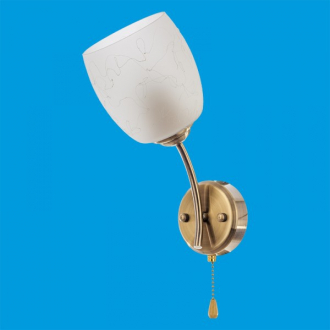 ЭкономСвет.Бра классика 50500 / 1wAB WT - Интернет-магазин бытовой техники, вентиляции, гигиенического оборудования Энерготехника, Екатеринбург