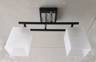 ЭкономСвет.Люстра 50611 / 2CR + BK WT - Интернет-магазин бытовой техники, вентиляции, гигиенического оборудования Энерготехника, Екатеринбург