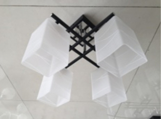 ЭкономСвет.Люстра 50611 / 4CR + BK WT - Интернет-магазин бытовой техники, вентиляции, гигиенического оборудования Энерготехника, Екатеринбург