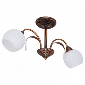 Люстра классическая  ЭкономСвет 50690/2BR WT - Интернет-магазин бытовой техники, вентиляции, гигиенического оборудования Энерготехника, Екатеринбург