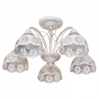 Люстра классическая  ЭкономСвет  50801/5WG WG+CL - Интернет-магазин бытовой техники, вентиляции, гигиенического оборудования Энерготехника, Екатеринбург