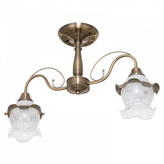 Люстра классическая  ЭкономСвет  50804/2AB WT - Интернет-магазин бытовой техники, вентиляции, гигиенического оборудования Энерготехника, Екатеринбург