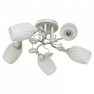 Потолочный светильник  ЭкономСвет 51136/5WT WT - Интернет-магазин бытовой техники, вентиляции, гигиенического оборудования Энерготехника, Екатеринбург