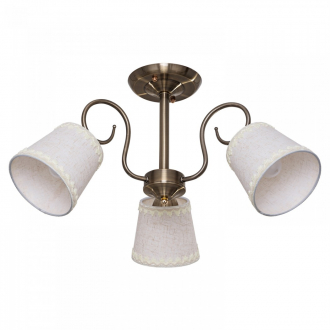 Люстра классическая  ЭкономСвет  51314/3AB BGE - Интернет-магазин бытовой техники, вентиляции, гигиенического оборудования Энерготехника, Екатеринбург