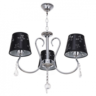 Люстра классическая с хрусталем ЭкономСвет 51317/3CR BK - Интернет-магазин бытовой техники, вентиляции, гигиенического оборудования Энерготехника, Екатеринбург