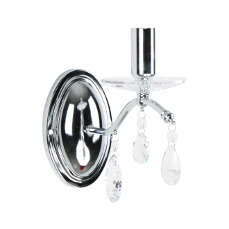 Бра классическое с хрусталем ЭкономСвет 10150/1wCR - Интернет-магазин бытовой техники, вентиляции, гигиенического оборудования Энерготехника, Екатеринбург