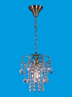 ЭкономСвет.Люстра потолочная хрусталь 52100 / 1AB WT - Интернет-магазин бытовой техники, вентиляции, гигиенического оборудования Энерготехника, Екатеринбург