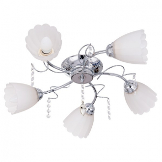 Потолочный светильник ЭкономСвет 53502/5CR WT - Интернет-магазин бытовой техники, вентиляции, гигиенического оборудования Энерготехника, Екатеринбург