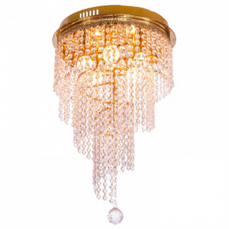 ЭкономСвет.Люстра потолочная хрусталь 57204 / 5FGD WT - Интернет-магазин бытовой техники, вентиляции, гигиенического оборудования Энерготехника, Екатеринбург