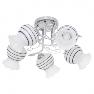 Потолочный светильник ЭкономСвет 5738/5CR WT - Интернет-магазин бытовой техники, вентиляции, гигиенического оборудования Энерготехника, Екатеринбург