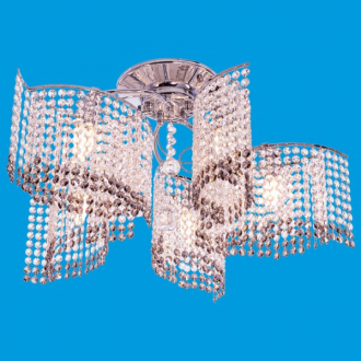 ЭкономСвет.Люстра потолочная хрусталь 57705 / 5CR WT SM - Интернет-магазин бытовой техники, вентиляции, гигиенического оборудования Энерготехника, Екатеринбург