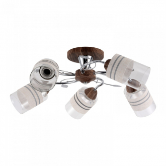 Потолочный светильник  ЭкономСвет 66001/5WD+CR WT - Интернет-магазин бытовой техники, вентиляции, гигиенического оборудования Энерготехника, Екатеринбург