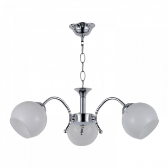 Потолочный светильник  ЭкономСвет 60002/3CR WT - Интернет-магазин бытовой техники, вентиляции, гигиенического оборудования Энерготехника, Екатеринбург