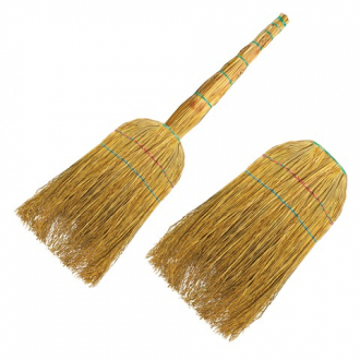 Веник сорго 2-х прошивной, "Бюджет", 310-330 г, ширина метелки 26-28 см, длина 77 см 600109 - Интернет-магазин бытовой техники, вентиляции, гигиенического оборудования Энерготехника, Екатеринбург