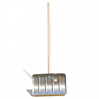 Лопата снегоуборочная алюминиевая, 50х33 см, высота 130 см, усиленнная, деревянный черенок, ЛТСЕ - Интернет-магазин бытовой техники, вентиляции, гигиенического оборудования Энерготехника, Екатеринбург