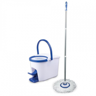 ЛАЙМА Набор для уборки , ведро 5 л с отжимом и педалью, швабра с круглой насадкой на липучке, 601459 - Интернет-магазин бытовой техники, вентиляции, гигиенического оборудования Энерготехника, Екатеринбург