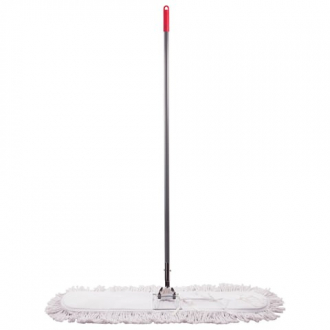 ЛАЙМА Швабра-рамка 90 см, стальной черенок 125 см, цельный держатель, МОП с завязками, хлопок - Интернет-магазин бытовой техники, вентиляции, гигиенического оборудования Энерготехника, Екатеринбург