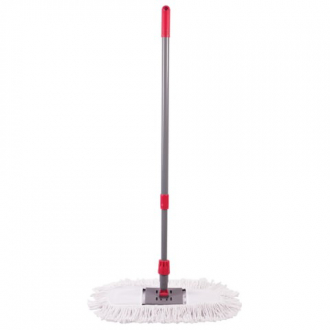 ЛАЙМА Швабра-рамка 40 см, телескопический черенок из нержавеющей стали 125 см, МОП хлопок - Интернет-магазин бытовой техники, вентиляции, гигиенического оборудования Энерготехника, Екатеринбург