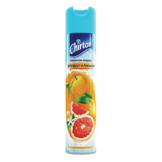 CHIRTON Освежитель воздуха аэрозольный 300мл "Грейпфрут и апельсин" - Интернет-магазин бытовой техники, вентиляции, гигиенического оборудования Энерготехника, Екатеринбург