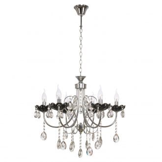 ЭкономСвет.Люстра потолочная классика с хрусталем 6047 / 6CR + ВК WT - Интернет-магазин бытовой техники, вентиляции, гигиенического оборудования Энерготехника, Екатеринбург