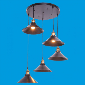 ЭкономСвет.Светильник лофт 6048 / 5BK - Интернет-магазин бытовой техники, вентиляции, гигиенического оборудования Энерготехника, Екатеринбург