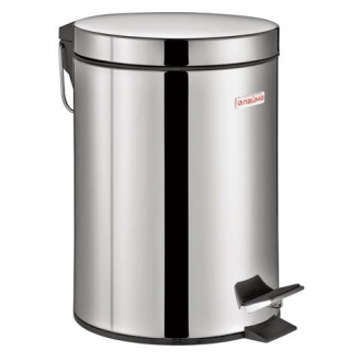 ЛАЙМА Ведро-контейнер для мусора (урна) с педалью "Classic", 3 л, зеркальное - Интернет-магазин бытовой техники, вентиляции, гигиенического оборудования Энерготехника, Екатеринбург