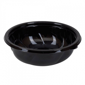 СТИРОЛПЛАСТ Одноразовые контейнеры круглые 1000мл БЕЗ КРЫШЕК комплект 75шт ПЭТ черные код крышки - Интернет-магазин бытовой техники, вентиляции, гигиенического оборудования Энерготехника, Екатеринбург