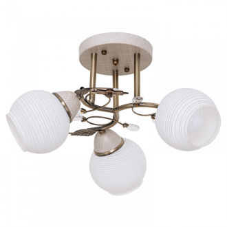 Потолочный светильник ЭкономСвет 6064M/3AB+BEG WT - Интернет-магазин бытовой техники, вентиляции, гигиенического оборудования Энерготехника, Екатеринбург