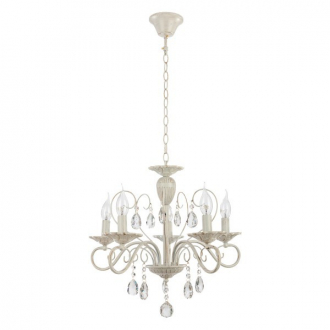 Люстра классическая с хрусталем ЭкономСвет 6108/5WT WT - Интернет-магазин бытовой техники, вентиляции, гигиенического оборудования Энерготехника, Екатеринбург