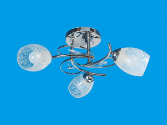 ЭкономСвет.Светильник эконом 6154 / 3CR WT - Интернет-магазин бытовой техники, вентиляции, гигиенического оборудования Энерготехника, Екатеринбург