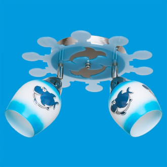 ЭкономСвет.Детский потолочный светильник 6180JM / 2 - Интернет-магазин бытовой техники, вентиляции, гигиенического оборудования Энерготехника, Екатеринбург