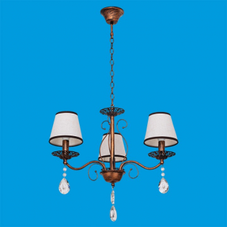 ЭкономСвет.Люстра потолочная классика с хрусталем 6226 / 3BG BGE - Интернет-магазин бытовой техники, вентиляции, гигиенического оборудования Энерготехника, Екатеринбург