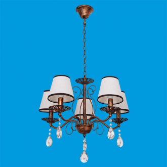 ЭкономСвет.Люстра потолочная классика с хрусталем 6226 / 5BG BGE - Интернет-магазин бытовой техники, вентиляции, гигиенического оборудования Энерготехника, Екатеринбург