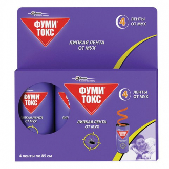 ФУМИТОКС Средство от насекомых липкая лента от мух 85 см, 4 шт., 623071 - Интернет-магазин бытовой техники, вентиляции, гигиенического оборудования Энерготехника, Екатеринбург