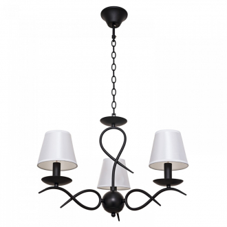 Люстра классическая ЭкономСвет 6244/3BK WT - Интернет-магазин бытовой техники, вентиляции, гигиенического оборудования Энерготехника, Екатеринбург