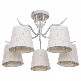 Люстра классическая  ЭкономСвет 6247/5WT WT - Интернет-магазин бытовой техники, вентиляции, гигиенического оборудования Энерготехника, Екатеринбург