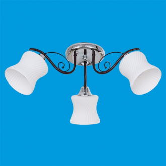 ЭкономСвет.Бра классика 6356 / 3CR + BR WT - Интернет-магазин бытовой техники, вентиляции, гигиенического оборудования Энерготехника, Екатеринбург