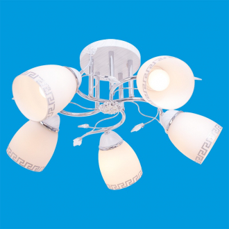 ЭкономСвет.Светильник эконом 636GM / 5CR WT - Интернет-магазин бытовой техники, вентиляции, гигиенического оборудования Энерготехника, Екатеринбург